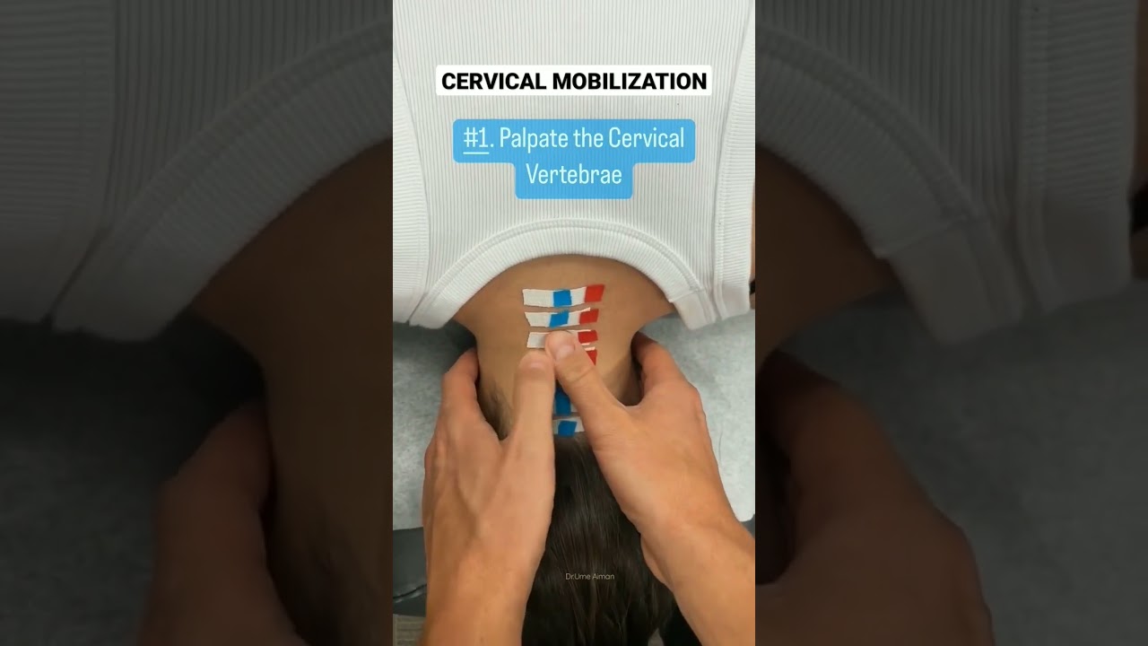 How to perform Cervical Mobilization?#physicaltherapy #anatomy_physiology