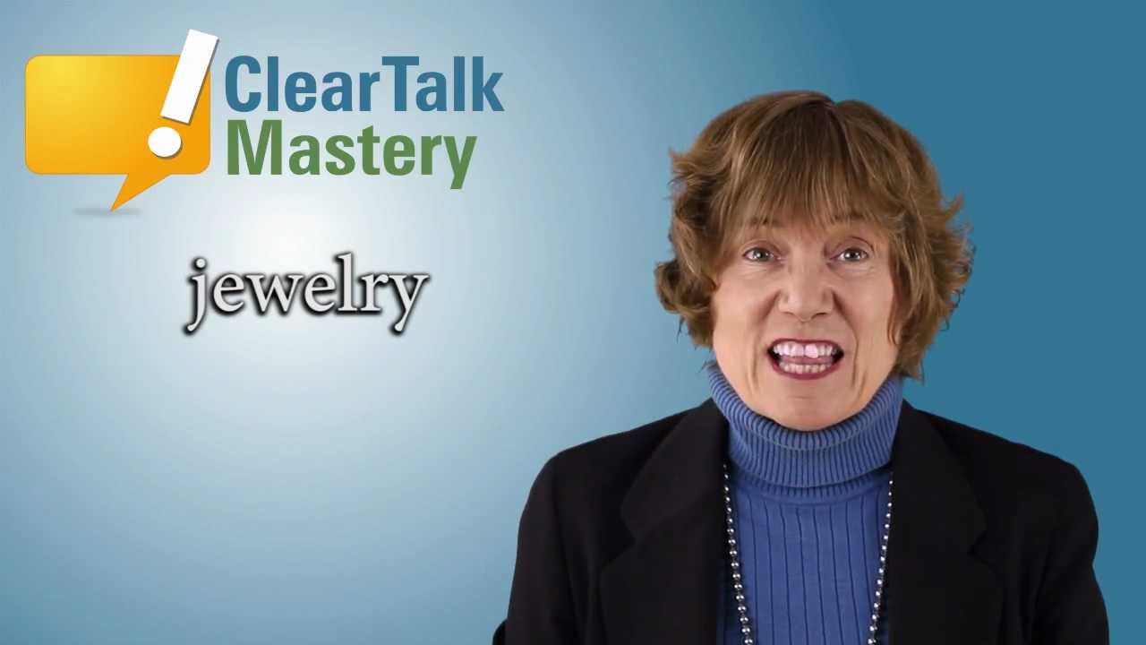 English Speech Tip 16: j, l, r - jewelry