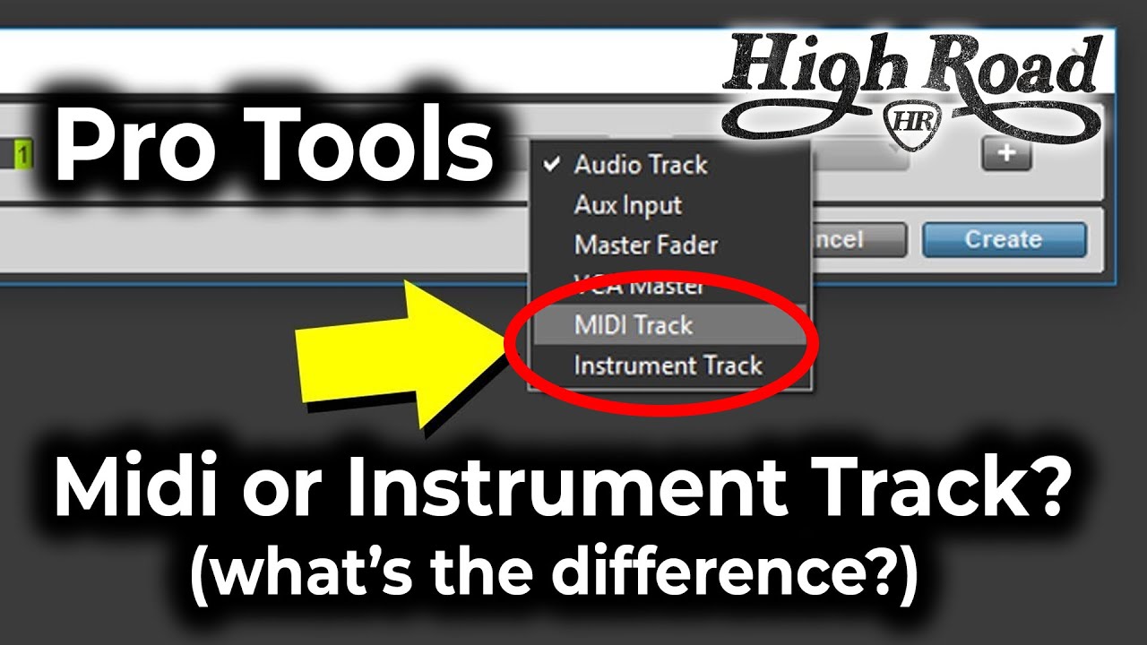Pro Tools &mdash; MIDI и инструментальные треки, в чем разница?
