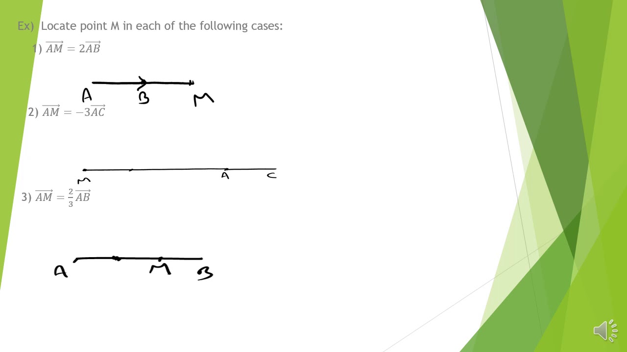 Vectors (2)  (grade 10)