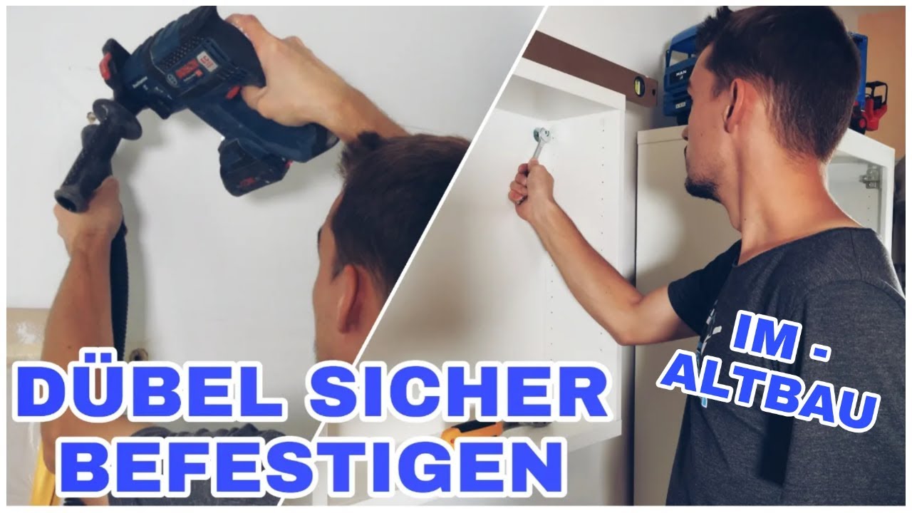 Dübelloch zu groß ? | Dübel in sandigen Wänden befestigen 🔨 - So geht's