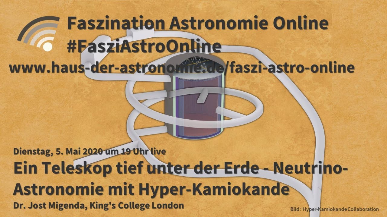 Ein Teleskop tief unter der Erde: Jost Migenda bei Faszination Astronomie Online