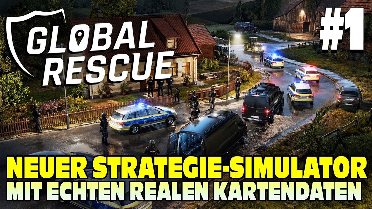 NEUER STRATEGIE-SIMULATOR mit REALEN KARTENDATEN! 😮 | 👮🏼&zwj;♂️ Global Rescue