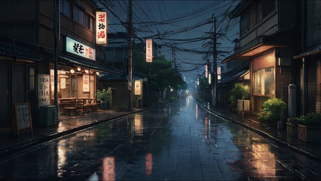 Tokyo After Midnight 🌙 Lofi Sleep Mix with Rain