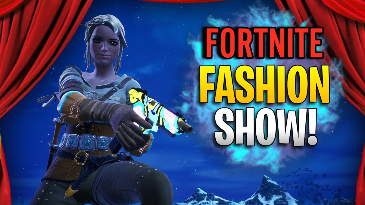 🔴REAL FORTNITE FASHION SHOW