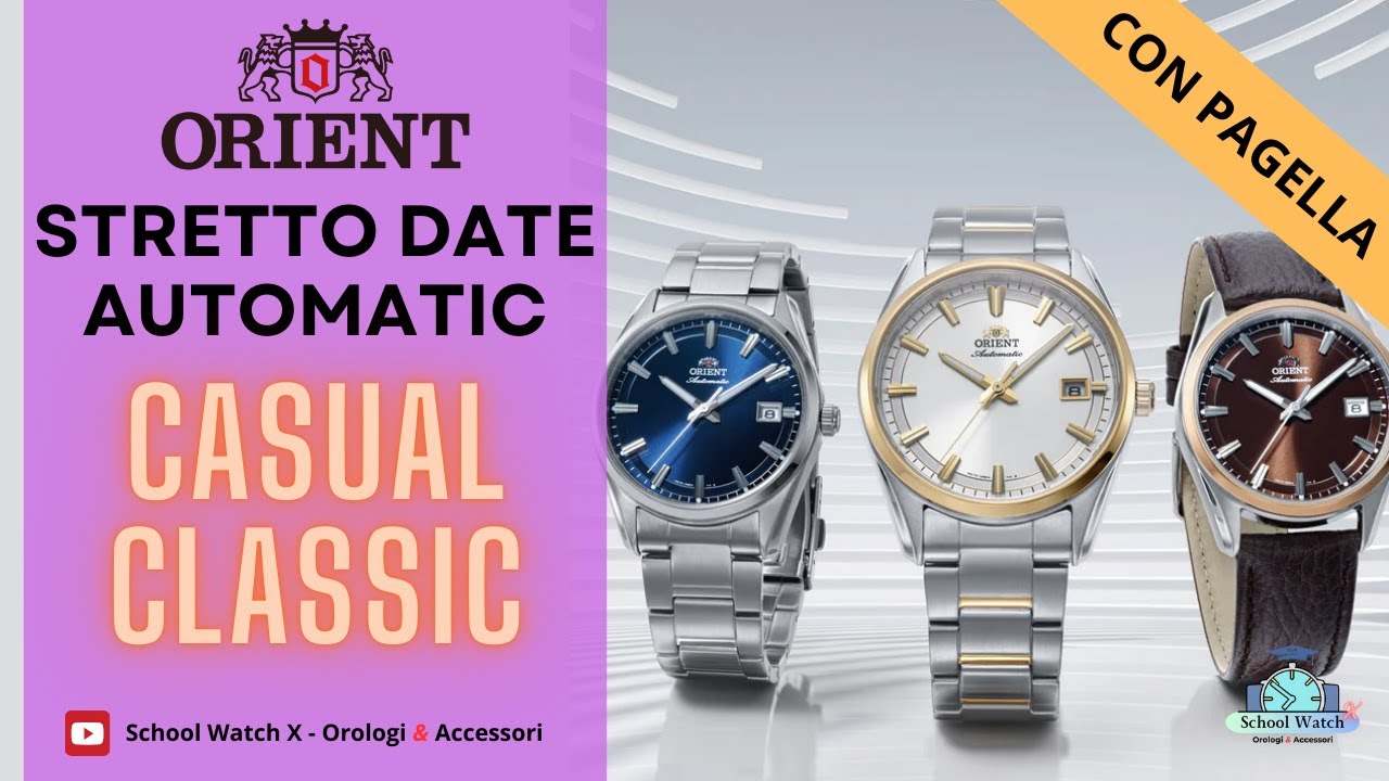Orient Stretto Date Auto equilibrato ed accessibile