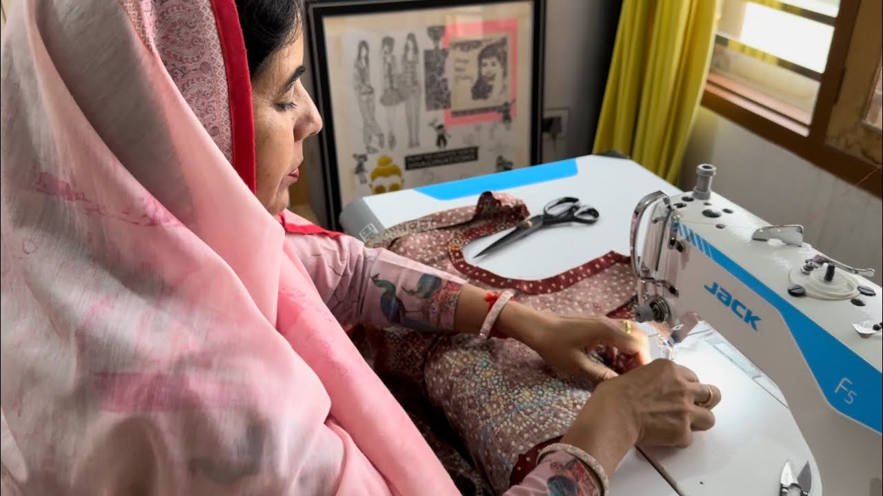 सिम्पल कमीज़ सलवार की स्टिचिंग step by step for beginners 🧵