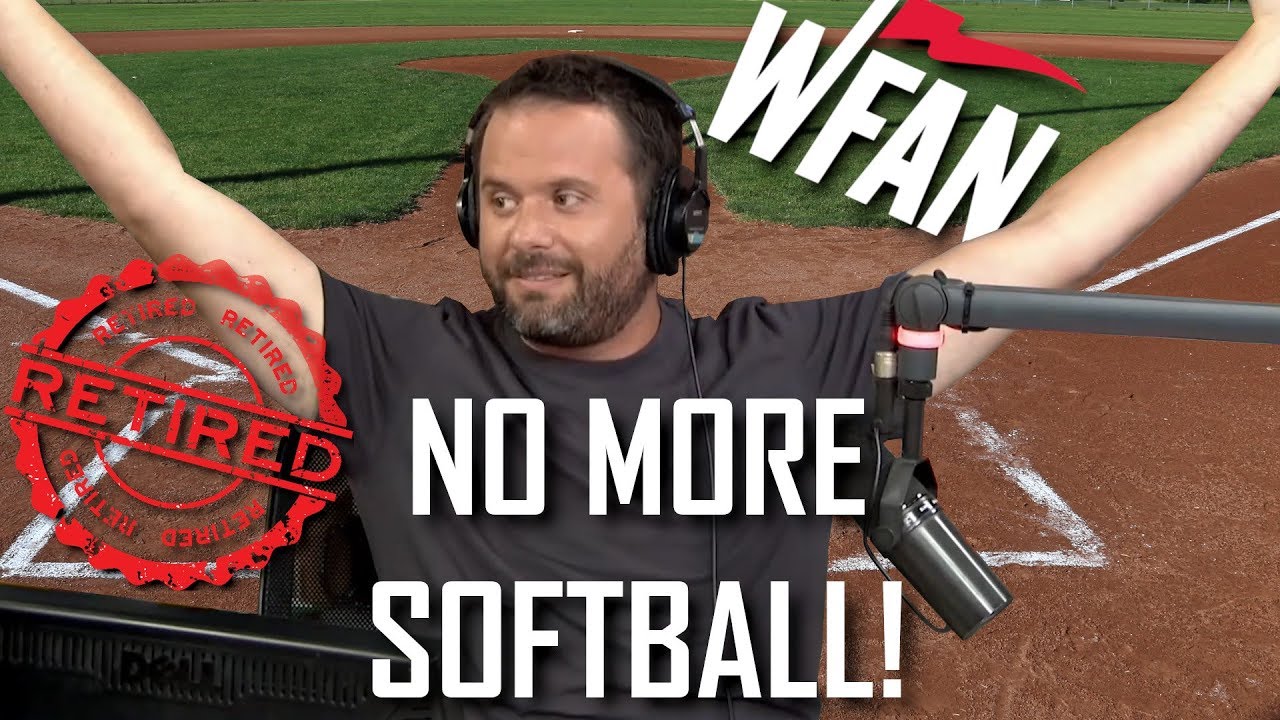 Gio (kind of) retires from softball  - Boomer & Gio