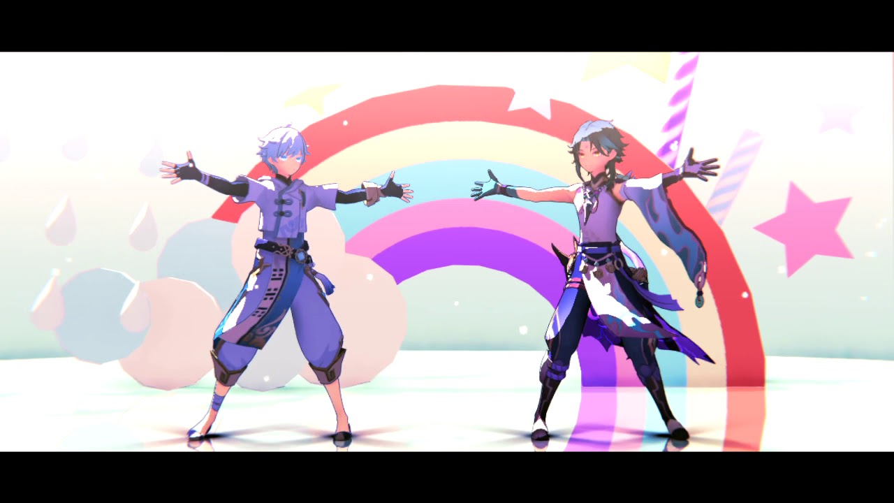 【Genshin Impact / MMD 原神】lllトゥルティンアンテナlll【魈 & 重雲 / Xiao & Chongyun 】