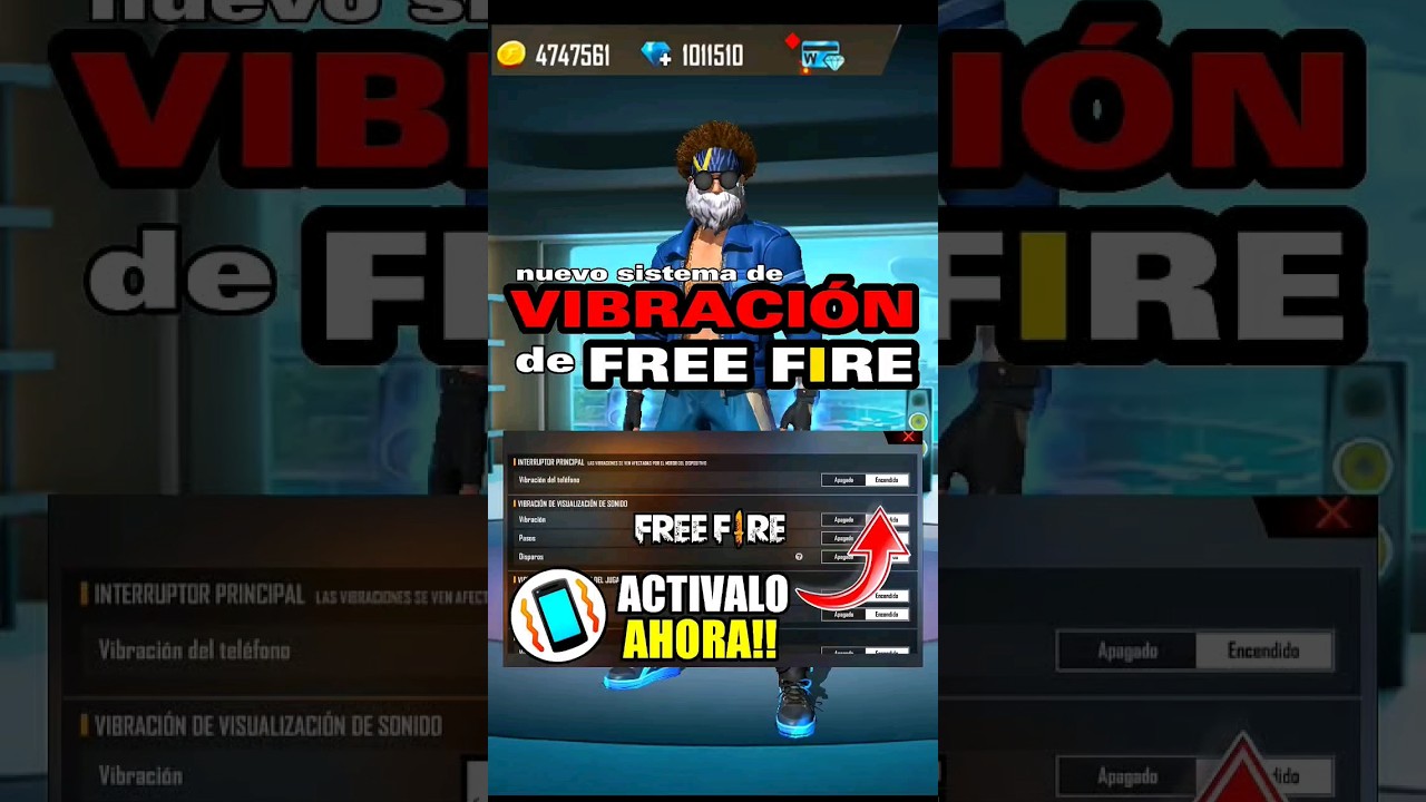 c&oacute;mo activar la nueva funci&oacute;n de vibraci&oacute;n en free fire | &iquest;c&oacute;mo funciona? | vibraci&oacute;n del celular