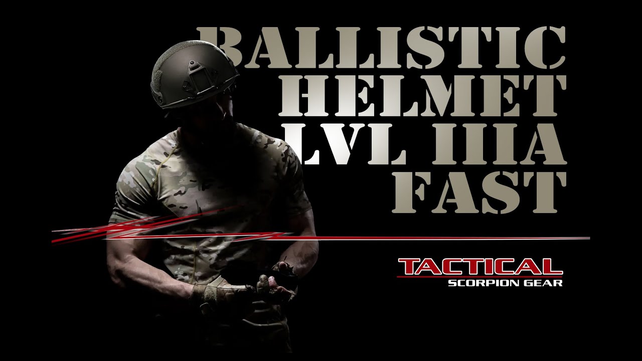Tactical Scorpion Gear Level IIIA FAST Ballistic Helmet: Maximum Protection, Ultimate Versatility
