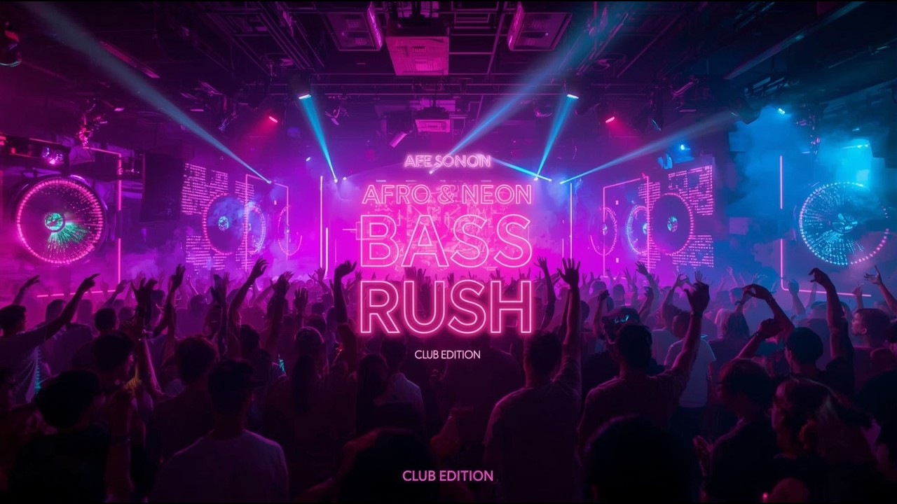 ✨ Afro Neon Bass Rush 🎧 Club Edition