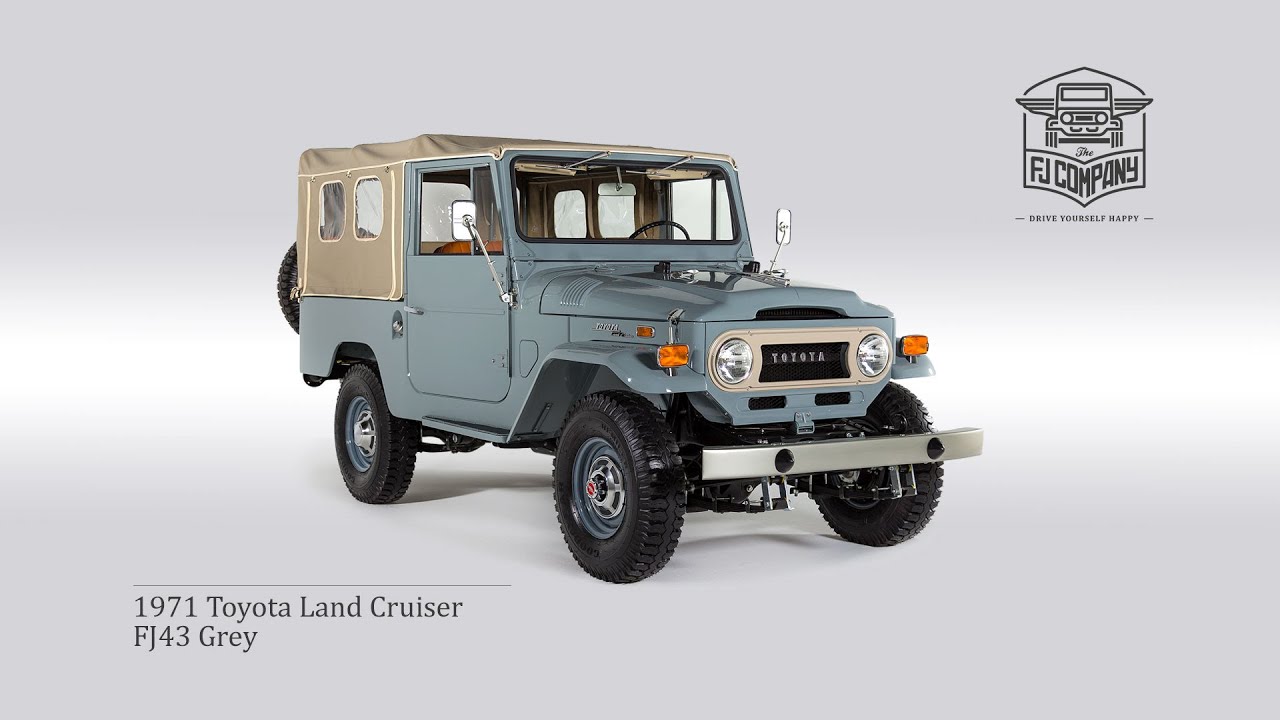 1971 Toyota Land Cruiser FJ43 Grey FJ43 Restoration Process Full HD