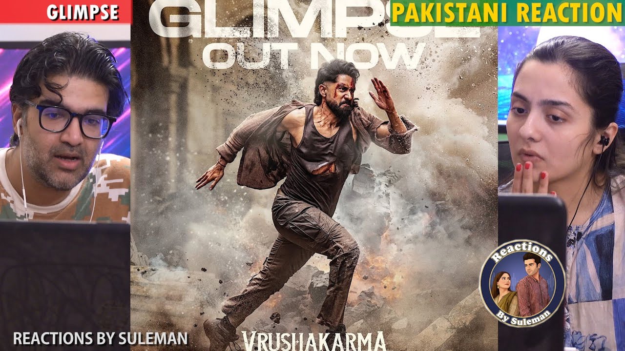 Pakistani Couple Reacts To Vrushakarma glimpse | Hindi | Naga Chaitanya | Karthik N | Sparsh S 