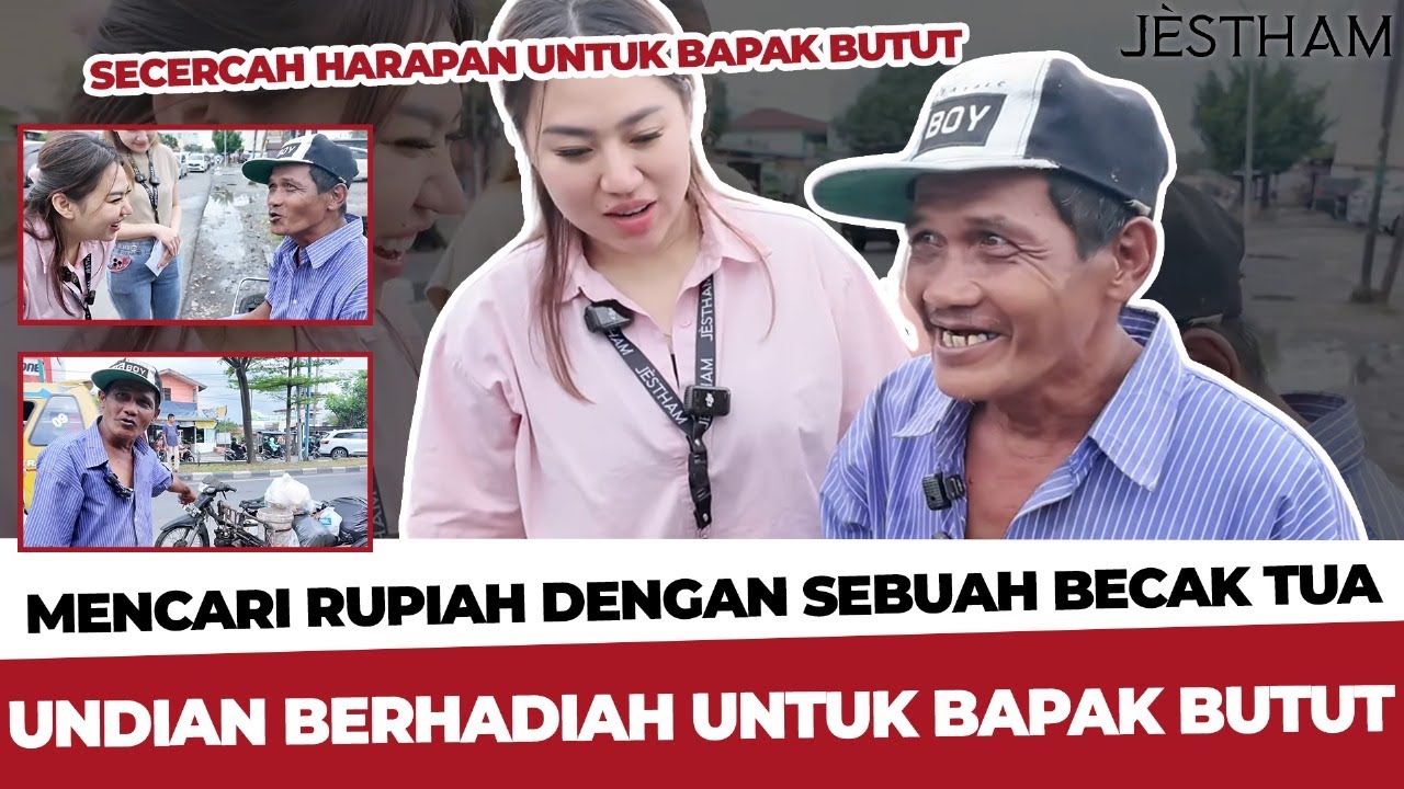 Misi Berbagi JESTHAM: Kisah Haru Bapak Pemilik Becak yang Penuh Harapan