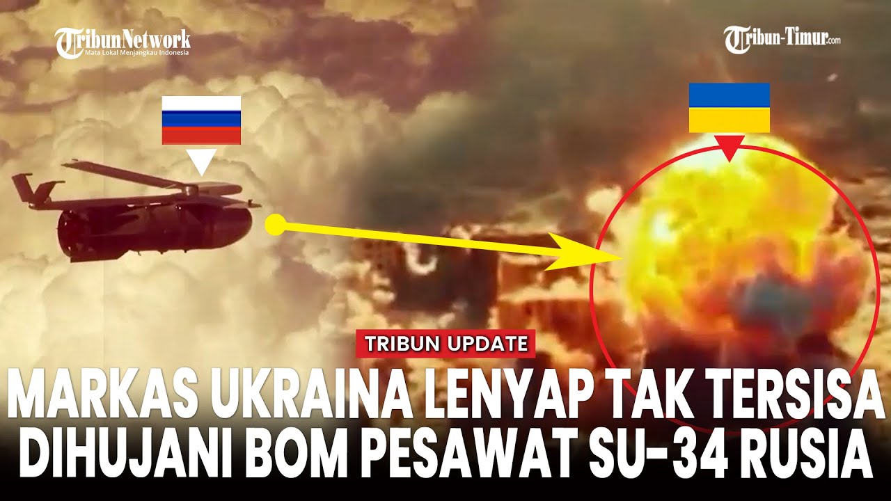 Hujan Bom Selama 24 Jam: Su-34 Rusia Gempur Target dengan Presisi Tinggi