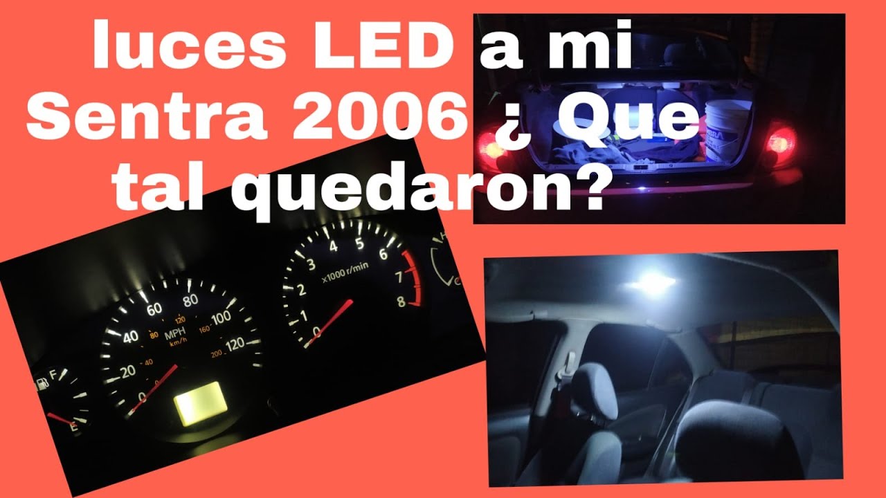 Luces LED a mi sentra 2006