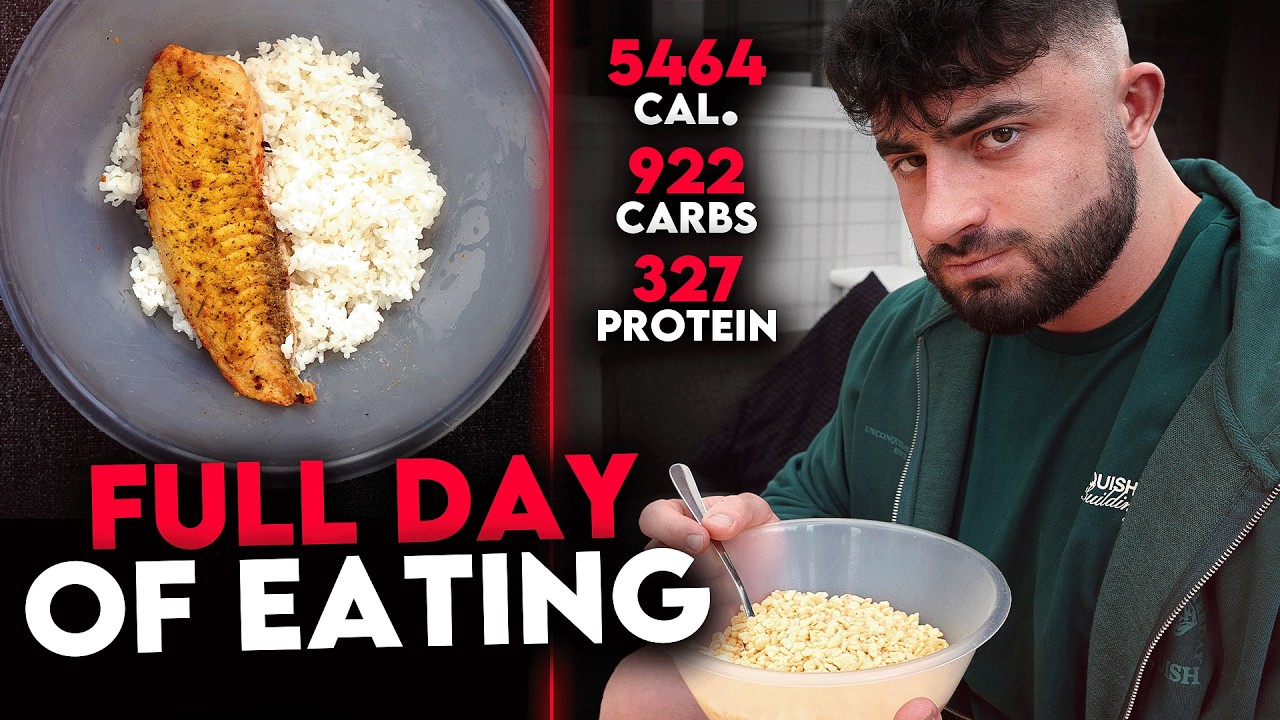 MY 5500 CALORIE BULKING DIET | FULL DAY OF EATING