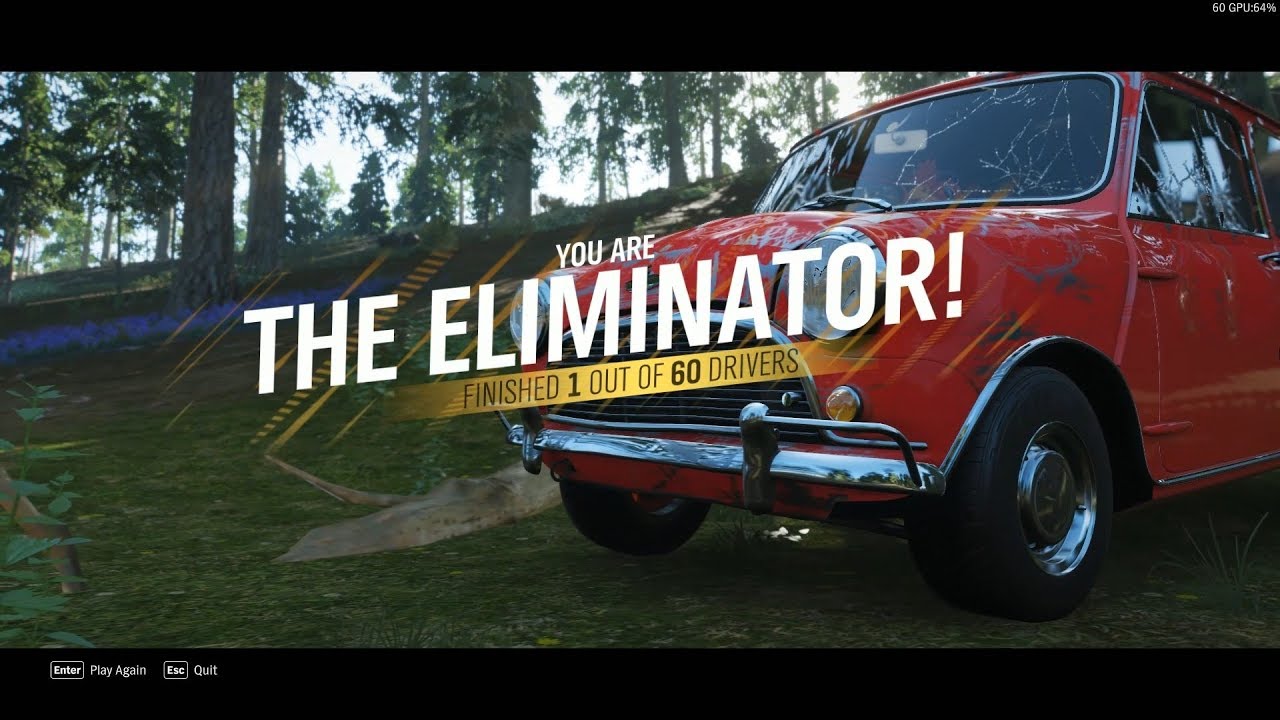 Forza Horizon 4 - Winning The Eliminator With The LV1 Mini Cooper Starter Car!