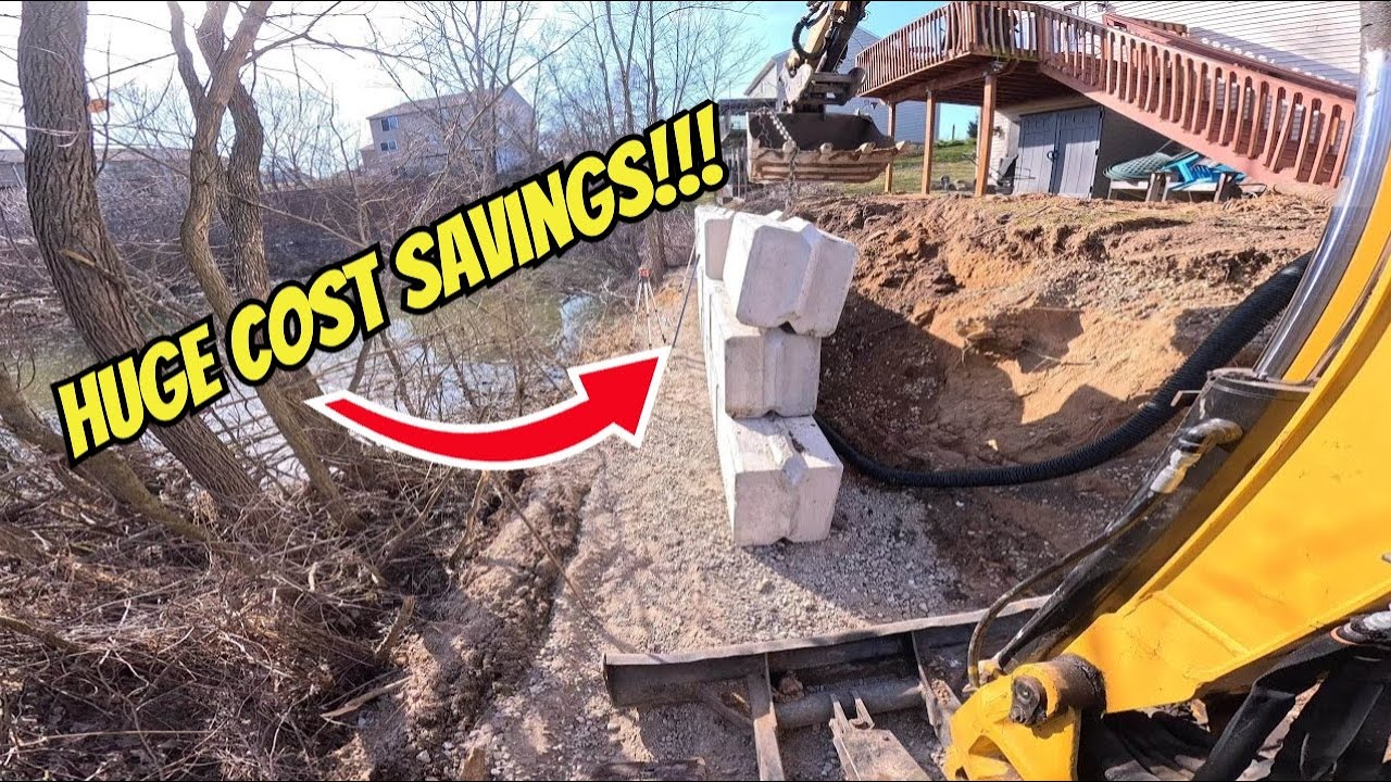NEVER Build Your Retaining Wall Out Of Wood: Use These Budget Friendly Concrete Block Instead