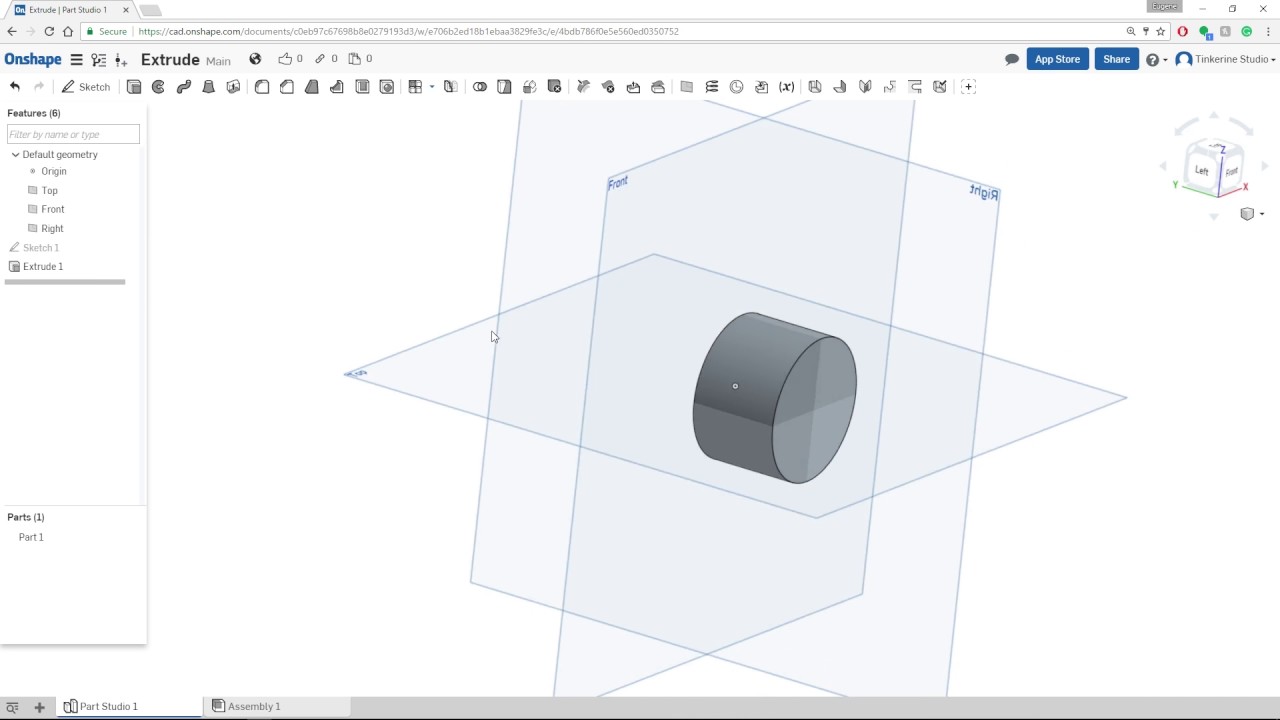 Onshape Extrude Tutorial