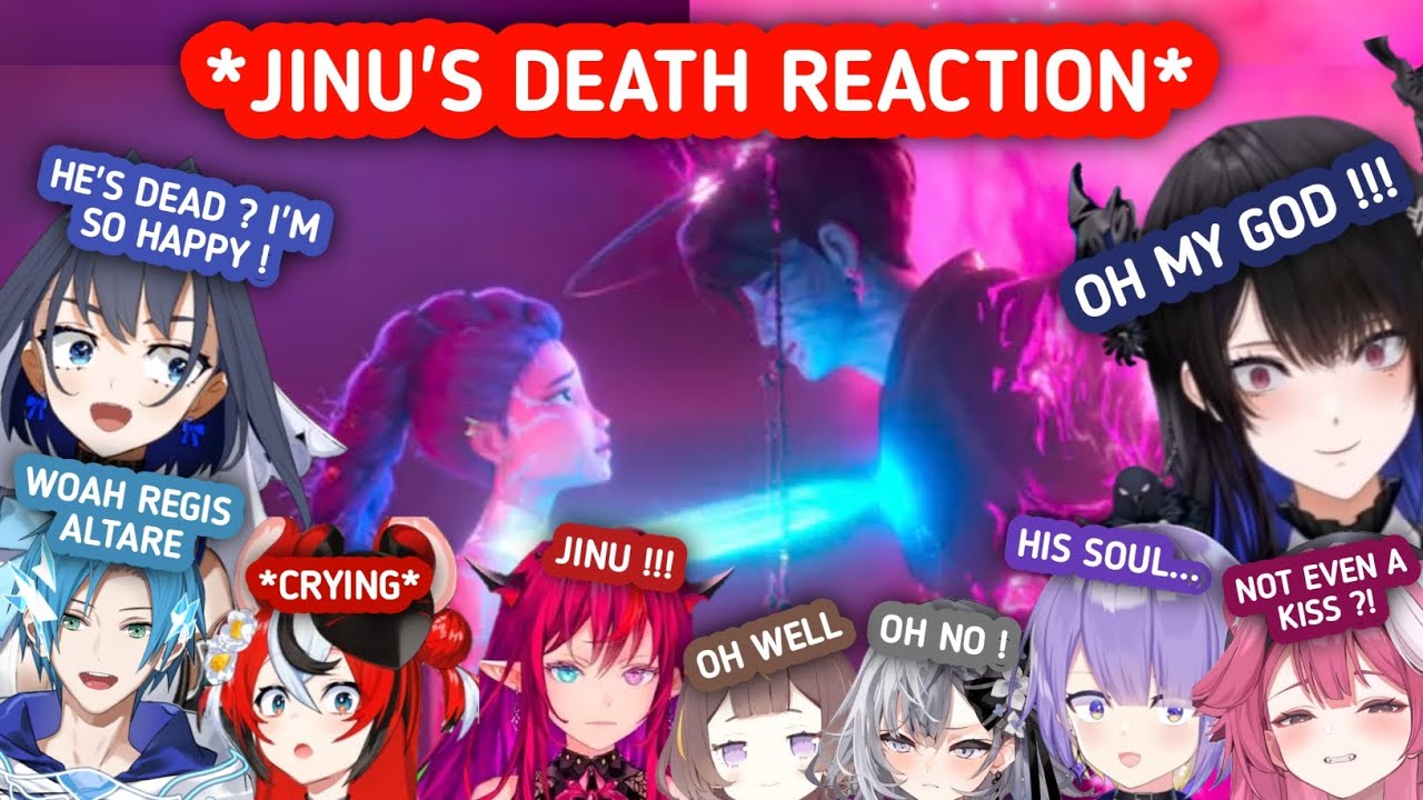 Hololive Member Reaction To Jinu's Death In Kpop Demon Hunter [Hololive]