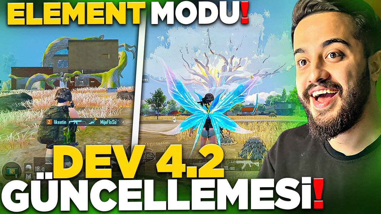 DEV 4.2 G&Uuml;NCELLEMESİ GELDİ! YENİ ELEMENT MODUNA GİRDİK! PUBG Mobile