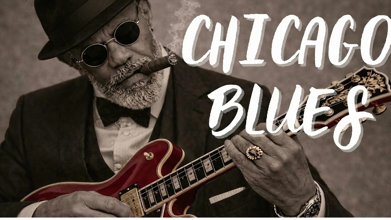Chicago Nights Guitar Blues | Soulful Slow Blues Mix