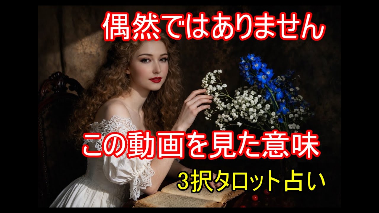 【3択タロット】見えない力が、貴方をここへ連れてきました★その答えをお伝えします★