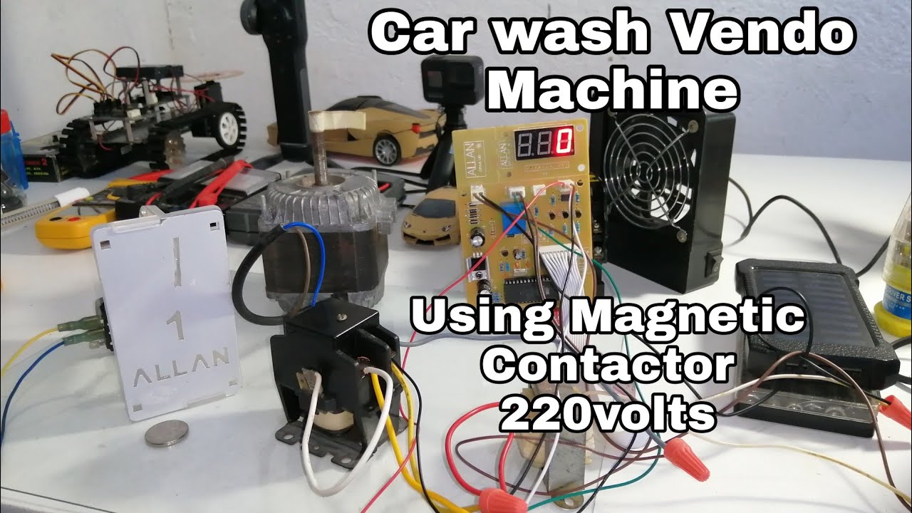 Paano mag wiring ng Carwash Vendo Machine gamit ang Magnetic Contactor 220 volts