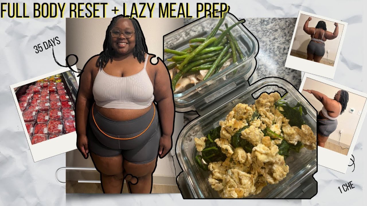 Doctor's 14lb Weight loss Plan | Full Body Reset + Lazy Meal Prep | 35 Days, 1 Che - Day 22