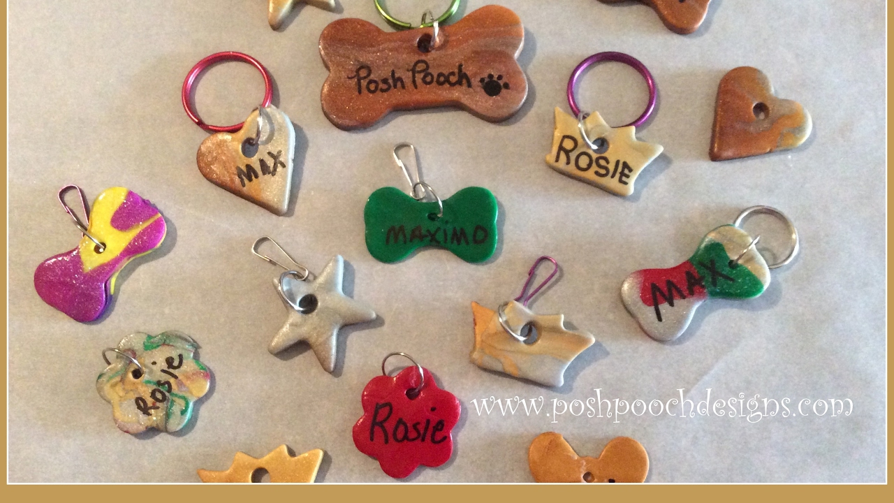 How I Make Polymer Clay Dog Tags and Charms