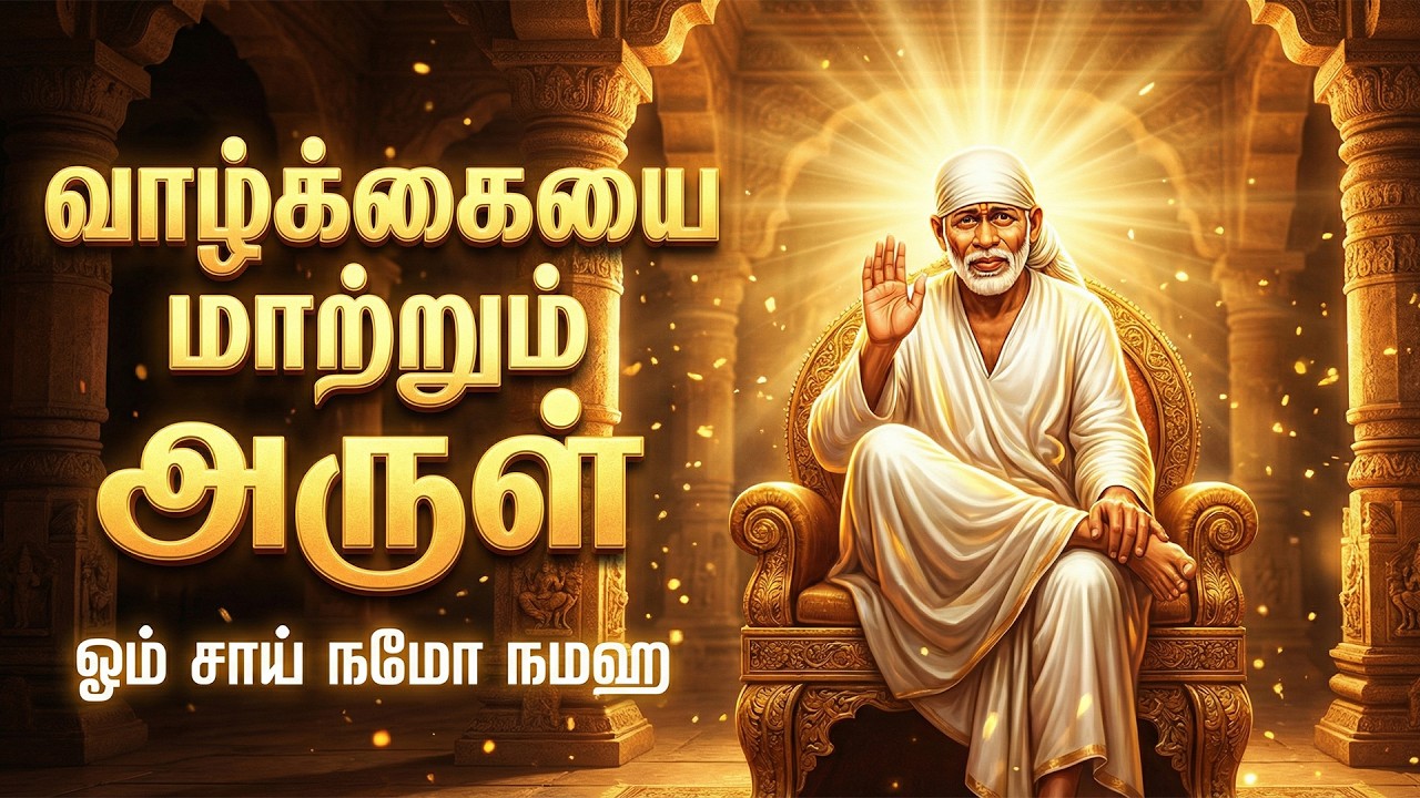 Powerful Sai Baba Mantra for Success & Peace | Om Sai Namo Namaha | வாழ்க்கையை மாற்றும் சாய் அருள்