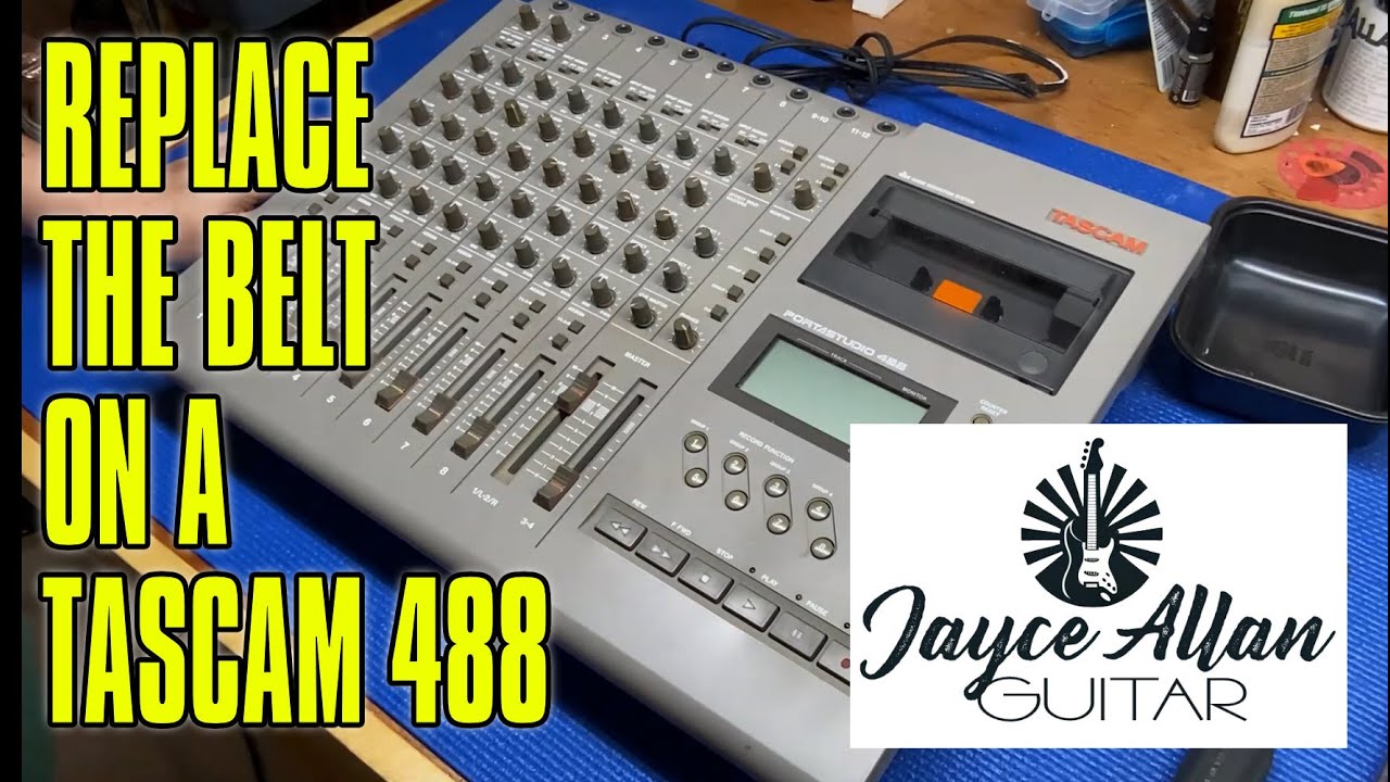 How To Replace The Belt On A Tascam 488.