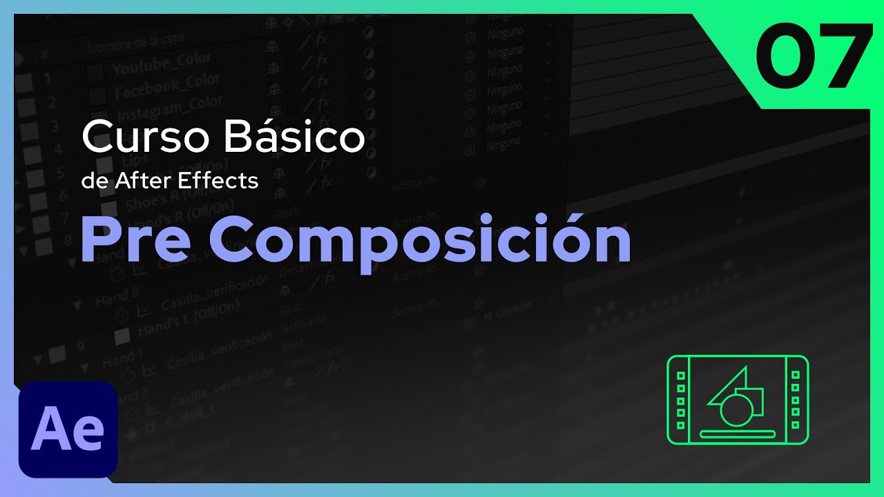 Pre Composición | After Effects - Tutorial