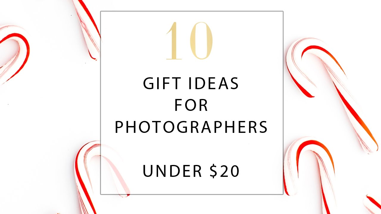 Gift Ideas for Photographers / Under $20!