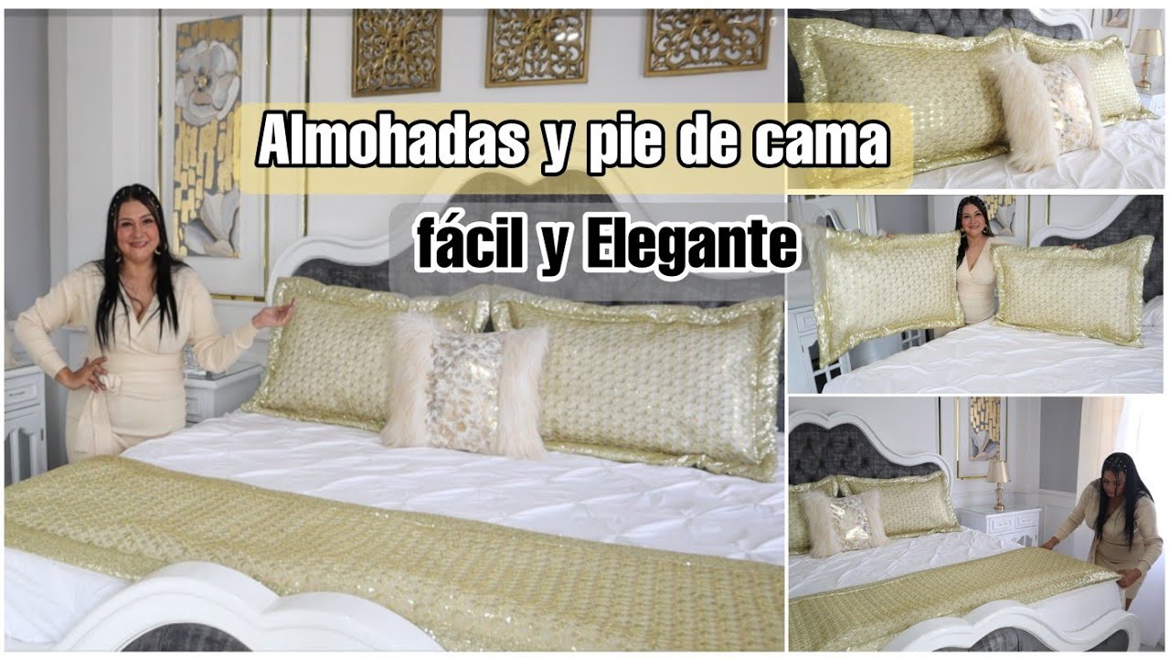 COMO HACER FUNDAS PARA ALMOHADAS FACILES Y ELEGANTES 