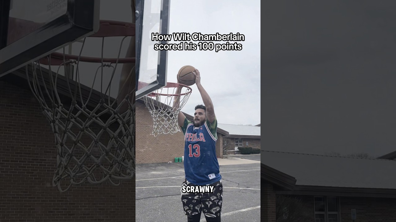 Как Уилт набрал 100 очков против того, как Бэм Адебайо набрал 83 очка 🏀🤣 #баскетбол #шорты