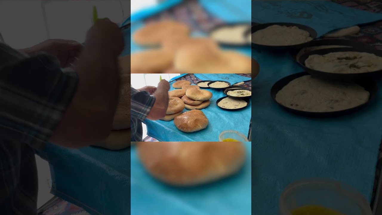 7 models of rustic bread in one oven