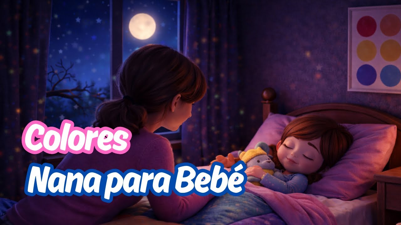 Nana para Bebés para Dormir | Canción de Cuna de Colores Suave