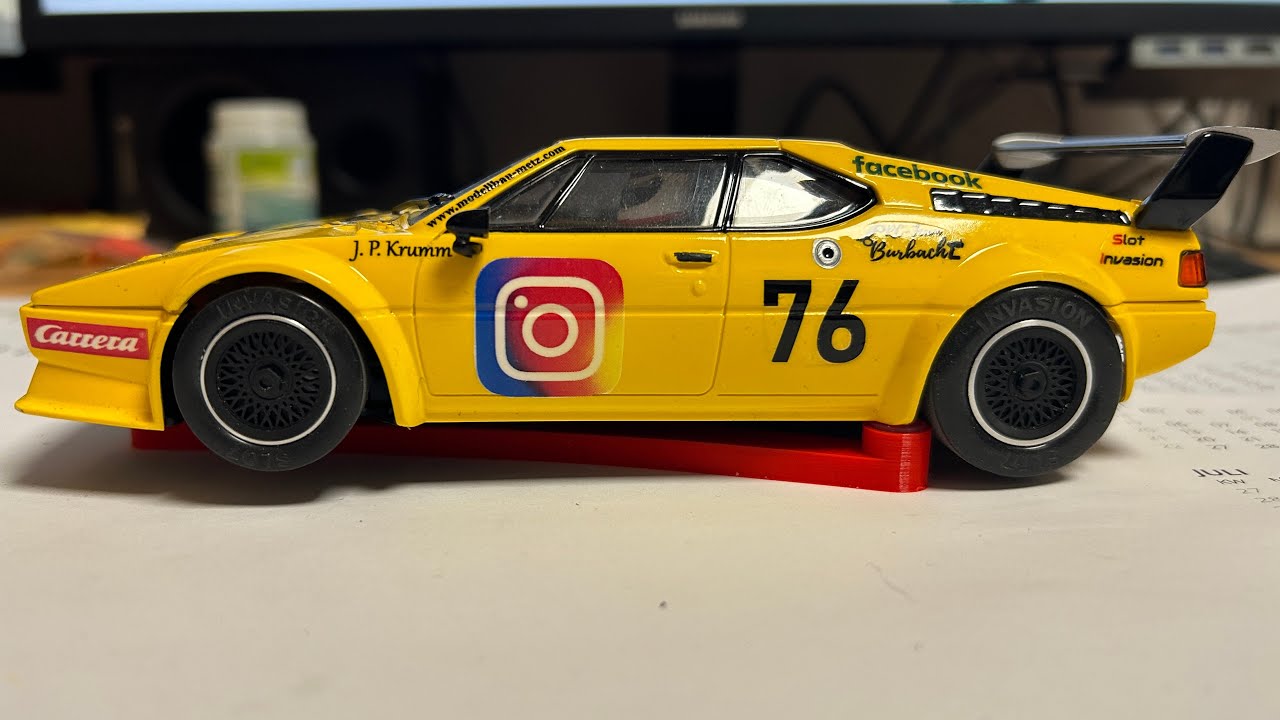 Volltuning Carrera Digital 124 * BMW M1 * Slotinvasion Teil 2