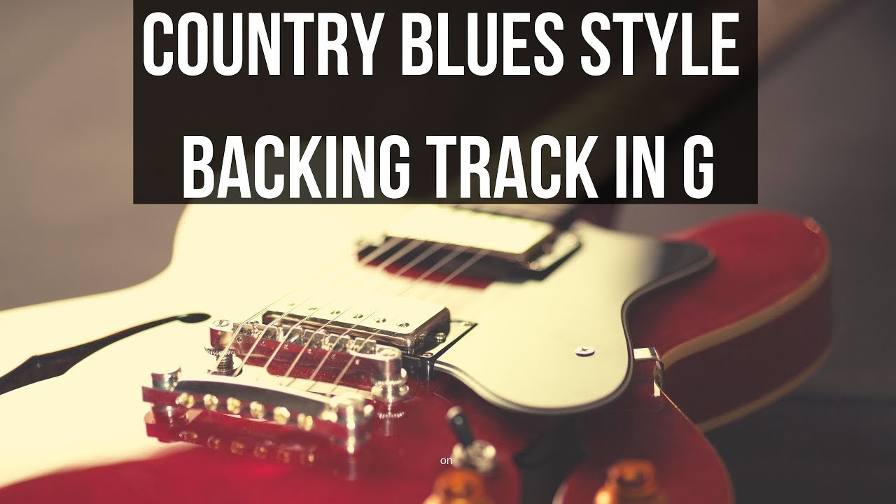 Country Blues Style Backing Track in G
