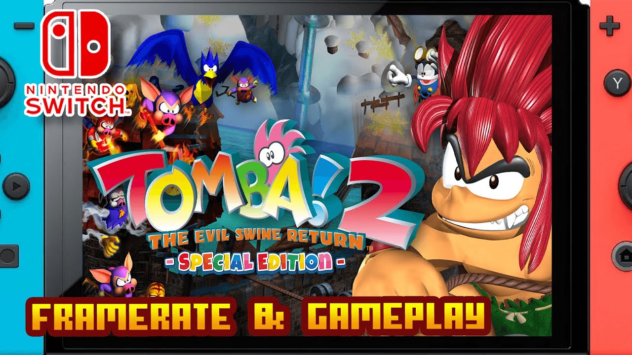 Tomba! 2: The Evil Swine Return Special Edition - (Nintendo Switch 1) - Framerate & Gameplay - 4K