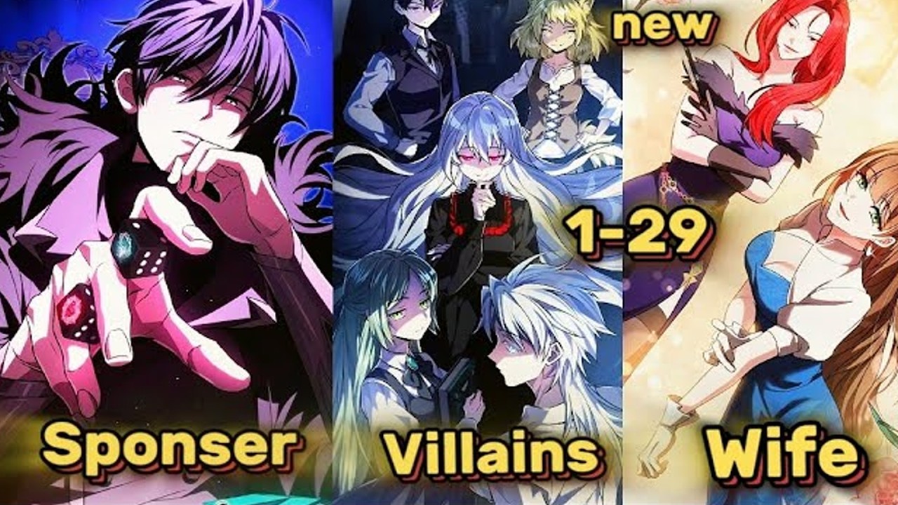[1–29] He Becomes the Secret Backer of Future Villains | Manhwa Recap