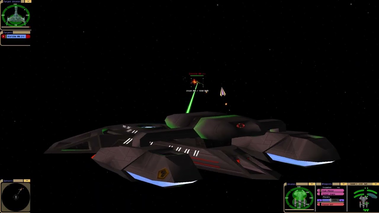 Federation Marshall IM vs Klingon Vor’Cha |KM| Star Trek Bridge Commander