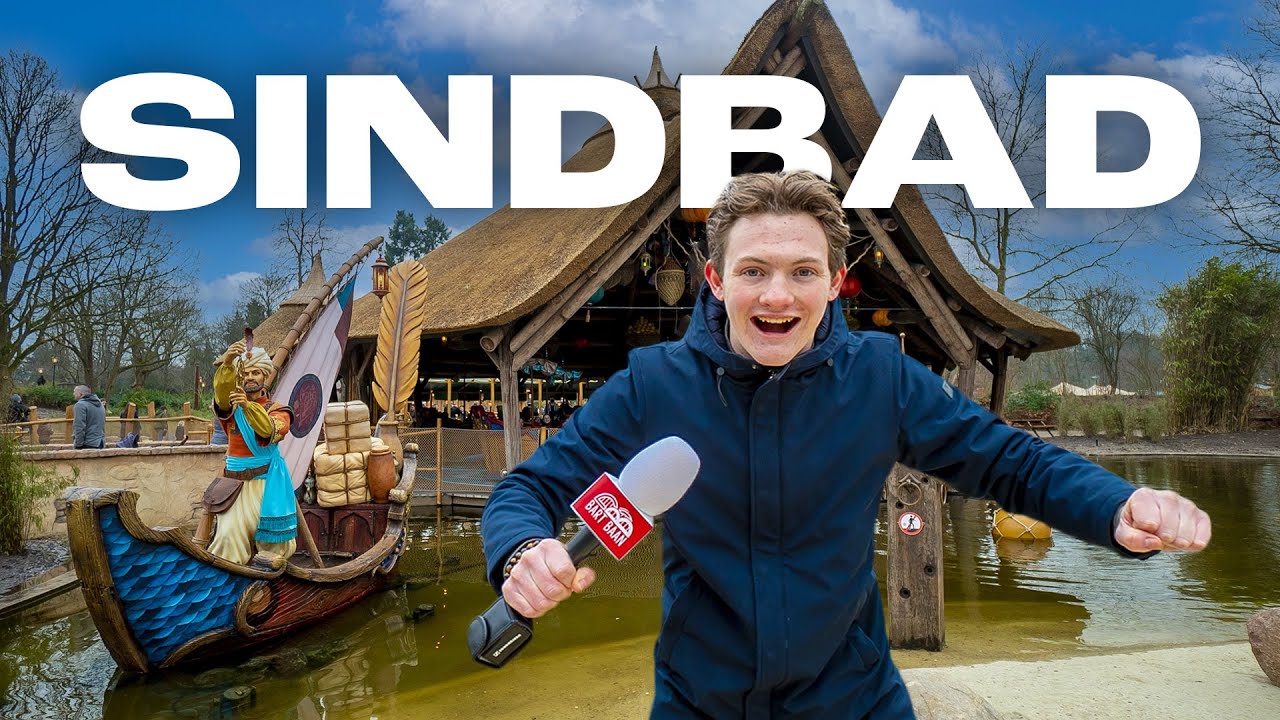 EFTELING: DE WERELD VAN SINDBAD IS GEOPEND! 🌊 | Bart Baan