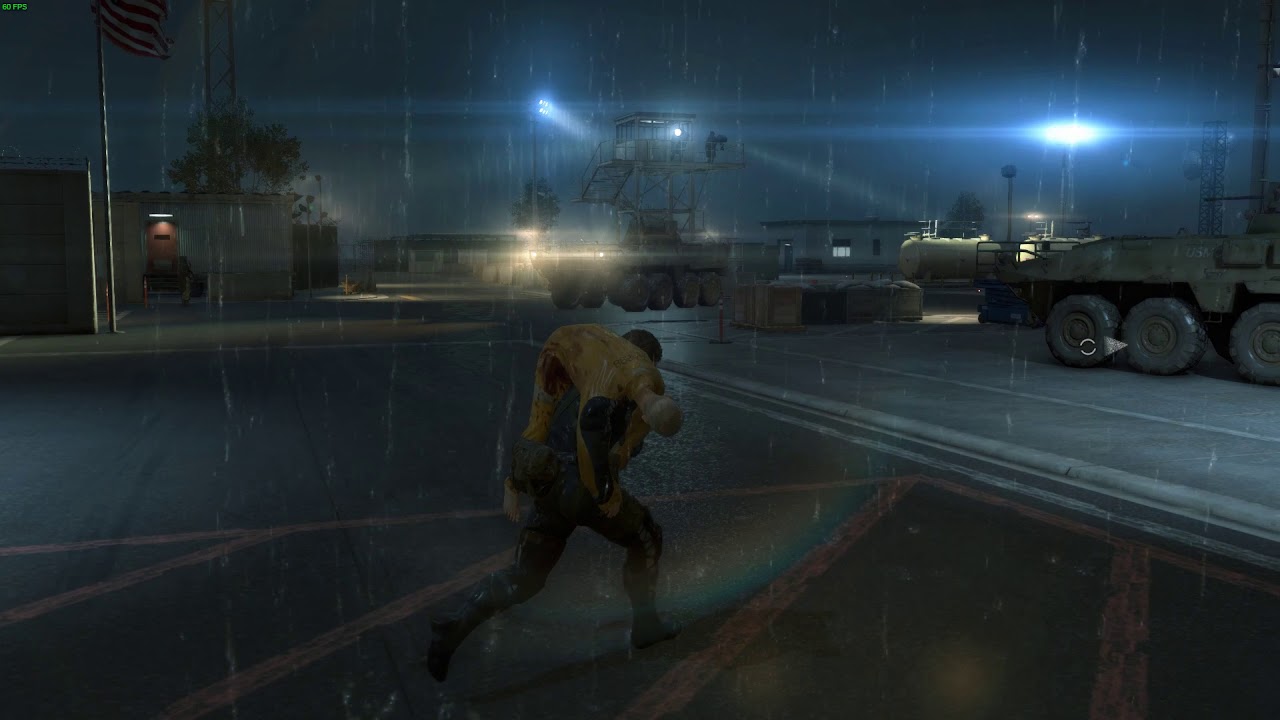 Metal Gear Solid V Ground Zeroes Extracting Paz with (Bloodstained Anthem) alert