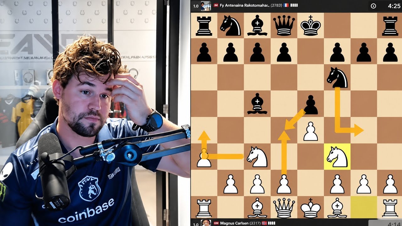 This is how Magnus Carlsen deals with the Italian Game opening