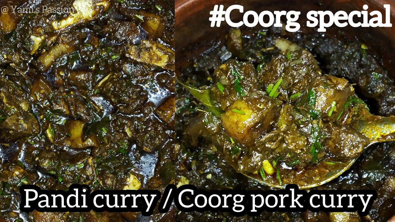 Pandhi curry | Coorg pork curry recipe | ಕೂರ್ಗ್ ಹಂದಿ ಕರಿ | कुर्ग पोर्क करी | Coorg pandi curry |