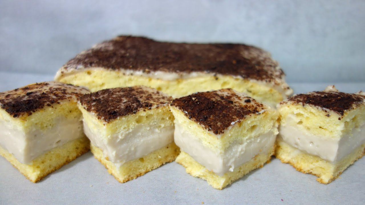 Ciasto Niedzielne z kremem budyniowym 🍰 Klasyka, która zawsze się udaje!